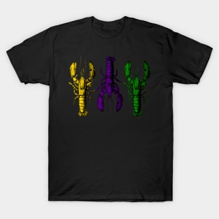 Mardi Gras Crawfish Happy Mardi Gras 2024 Matching Party T-Shirt